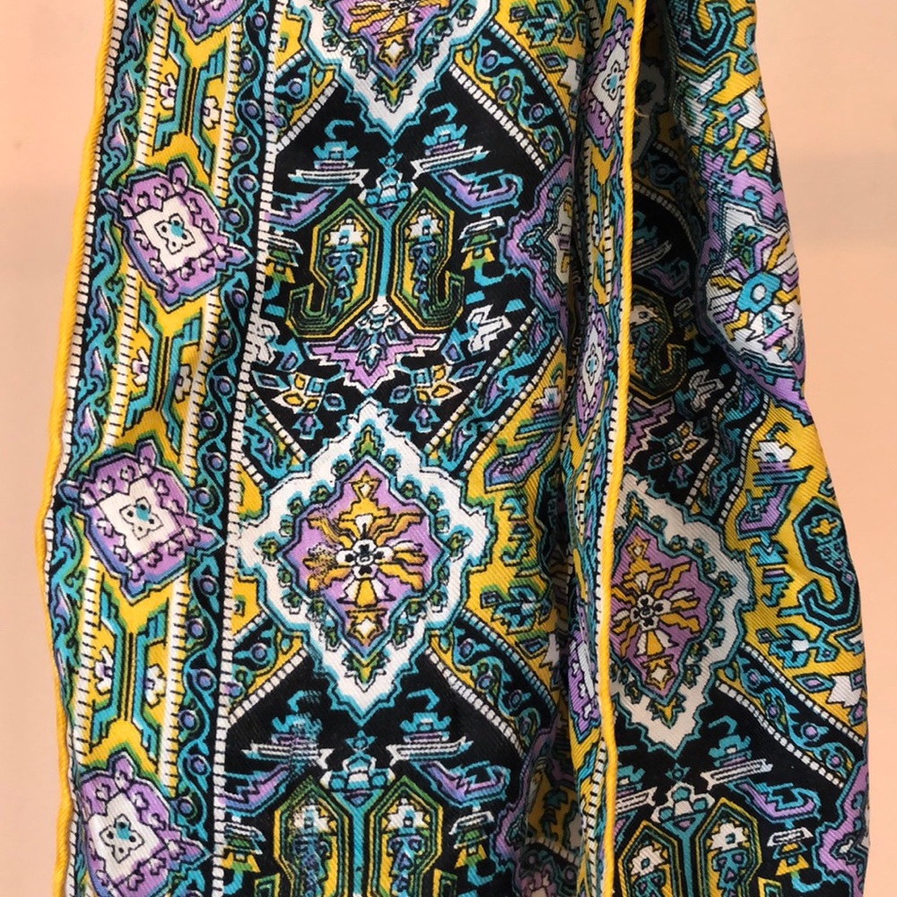 Silk psychedelic scarf